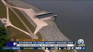 Gov. Scott to visit Herbert Hoover Dike on Lake Okeechobee