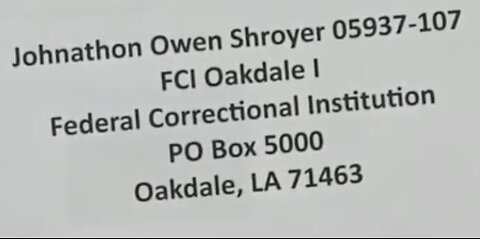 EXCLUSIVE VIDEO: Political Prisoner Owen Shroyer Reports to Prison for Free Speech