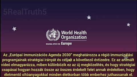 WHO - Európai Immunizációs Menetrend 2030 (2021.szeptember 14)