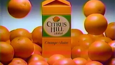 80s Citrus Hill Selects Orange Juice Commercial Jingle (1985)