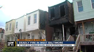 Deadly Fire in West Baltimore