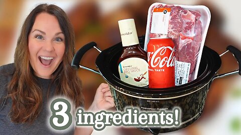 EASY CROCK POT RECIPE | CROCK POT RIBS | DINNER RECIPES | FEEDING THE BYRDS