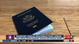 Passport fair at Stockdale post office