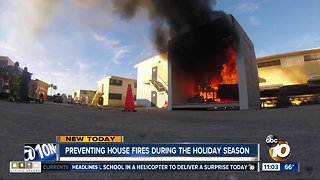 Preventing house fires during the holiday season