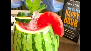 DRINK OUT OF A WATERMELON at Farm & Craft - ABC15 Digital