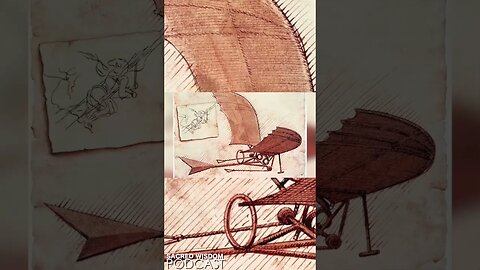 Leonardo Da Vinci Drew Plans For A Aerial Screw Parachute Submarine Ornithopter in the 15th Century
