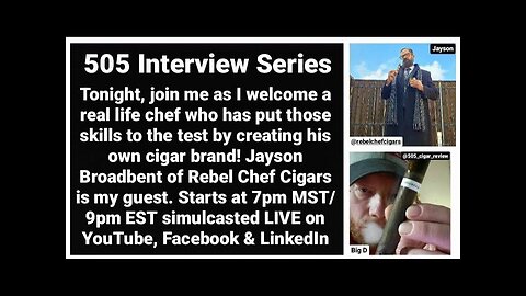 Interview with Jayson Broadbent of Rebel Chef Cigars