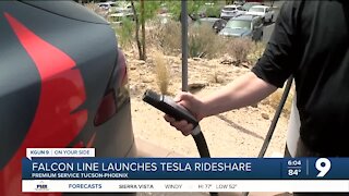 Tesla rideshare from Tucson to Phoenix