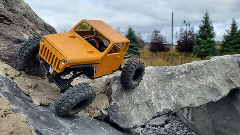 TinkerTime RC SCX24 Brute out at Lakeside RC Crawler Park