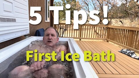My 5 Tips for your First Ice Bath!! 🛁🧼 🥶🥶❄️❄️😰