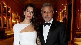 Amal And George Clooney Attend Dinner At Buckingham Palace With Prince Charles