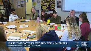 First-time voters excited for November