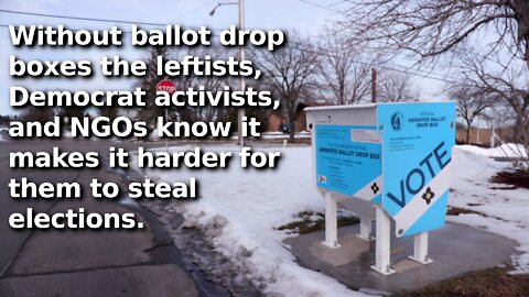Wisconsin Supreme Court Strikes Down Ballot Drop Boxes in State, Media and Democrats Freaking Out