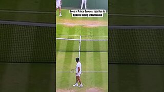 Look at Prince George’s reaction to Djokovic losing at Wimbledon