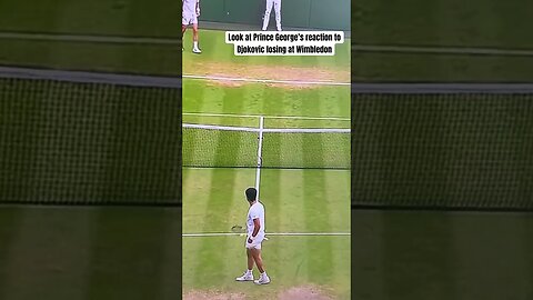 Look at Prince George’s reaction to Djokovic losing at Wimbledon