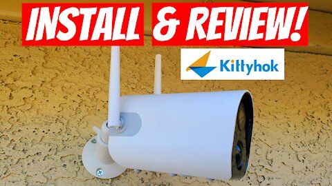 BEST BUDGET SMART HOME SECURITY CAMERA OF 2020 | KITTYHOK BATTERY POWERED WIRELESS CAMERA REVIEW