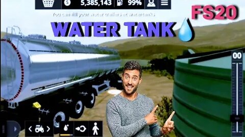 How To Collect Water In Farming Simulator 20 Mobile | FS20 | Game Tricks 🎮 How To Play FS20💧