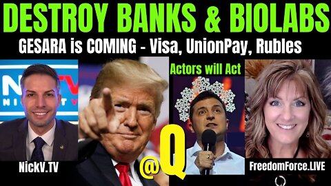 GESARA - Destroying Banks & Biolabs - Zelensky Putin Trump - Biblical! 3-8-22