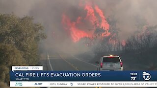 Cal Fire lifts evacuation orders