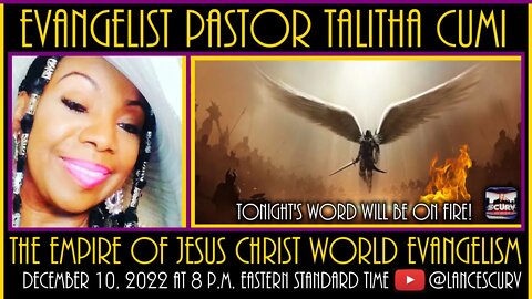 EVANGELIST PASTOR TALITHA CUMI | THE EMPIRE OF JESUS CHRIST WORLD EVANGELISM