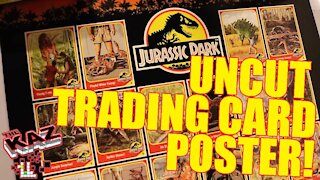 Jurassic Park Limited Edition Uncut Card Sheet Poster