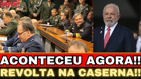 AGORA: REVOLTA DE GENERAIS!! NOTÍCIA EXPLODE NO PLANALTO!! TENSÃO TOTAL...