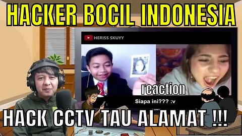 HACKER BOCIL INDONESIA OME TV INTERNASIONAL - HERIS SKUYY !!! REACTION