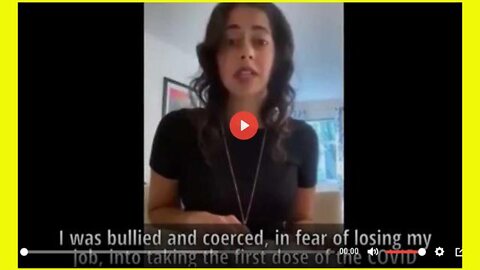 VAXX INJURED NURSE WAS COERCED TO TAKE IT! - SHE NOW WARNS OTHERS
