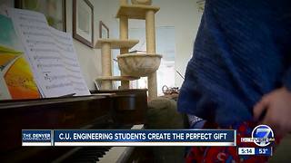 CU Students create perfect gift for child with autism