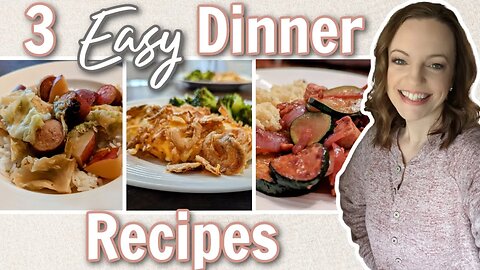 EASY DINNER IDEAS | WINNER DINNERS | DINNER INSPIRATION | NO. 116