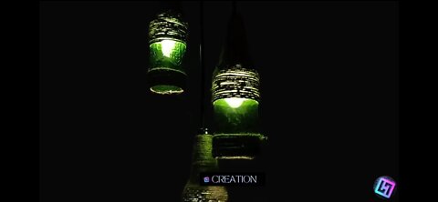 how to make glass bottle lamp | BEER BOTTLE HANGING LIGHT | DIY hanging lamp #bottlelamp#l7creation