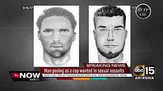 Man posing as cop in Glendale suspected in sexual assaults