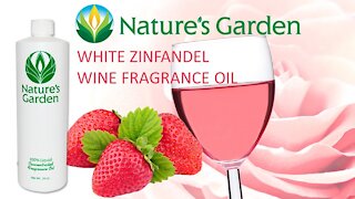 White Zinfandel Wine Fragrance Oil- Natures Garden