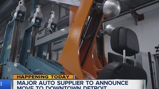 Major auto supplier to announce move to downtown Detroit