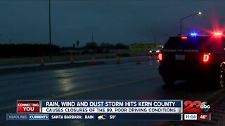 CHP warns drivers of rain causing safety, visibility issues here in Kern County
