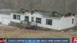 Home Burns Down While Owners Visit Gatlinburg Supporting Fire Victims