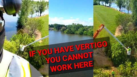 If you have vertigo at heights, you cannot see this video