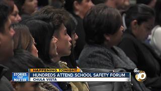 Hundreds attend school safety forum