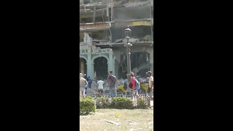 CUBA: Explosion destroys Hotel Saratoga in Havana