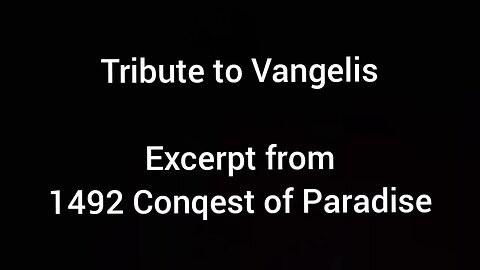 Tribute to Vangelis
