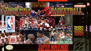 Tecmo Super NBA Basketball - NY Knicks @ Los Angeles Clippers (Mar-05-92) G60