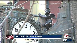 Cherub shows up for 70th year in downtown Indianapolis