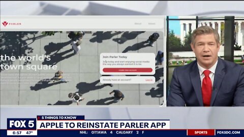 FOX 5 Leftist anchor Steve Chenevey falsely labeled Parler as a Right Wing Social Network