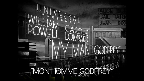 MON HOMME GODFREY (1936) | 4K UHD | Bande-annonce remasterisée - N&B