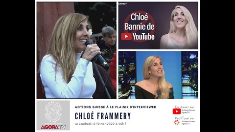 Chloé Frammery interviewée par Actions Suisse au studio Agora TV