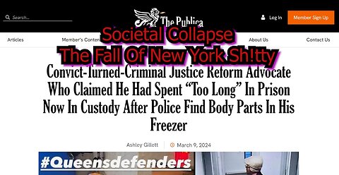 Societal Collapse: The Fall Of New York Sh!tty