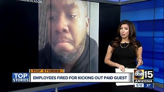 Hotel employees fired for kicking out hotel guest