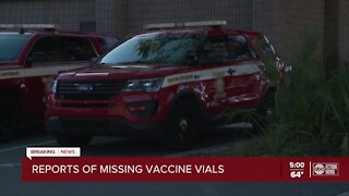 Missing vials of COVID-19 vaccine prompts St. Pete PD investigating into fire department official