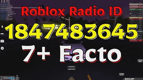 Facto Roblox Radio Codes/IDs