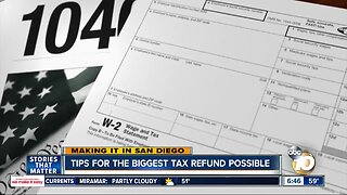 Experts offer tips on how to get a bigger tax refund